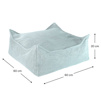 Ottoman Wigiwama® - Peppermint Green Square