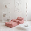 Ottoman Wigiwama® - Guava Pink Square Ottoman Ottoman Wigiwama® - Guava Pink Square Ottoman