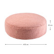 Ottoman Wigiwama® - Guava Pink Ottoman Wigiwama® - Guava Pink