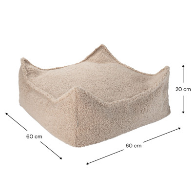 Ottoman Wigiwama® - Biscuit Square