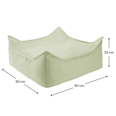 Pouf da esterno per bambini Wigiwama® - Herba Outdoor Square