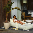 Pouf da esterno per bambini Wigiwama® - Herba Outdoor Square Pouf da esterno per bambini Wigiwama® - Herba Outdoor Square