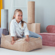 Ottoman Wigiwama® - Brown Sugar Square Ottoman Wigiwama® - Brown Sugar Square