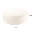 Ottoman Wigiwama® - Cream White Ottoman Wigiwama® - Cream White