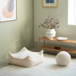 Ottoman Wigiwama® - Cream White Square Ottoman Wigiwama® - Cream White Square