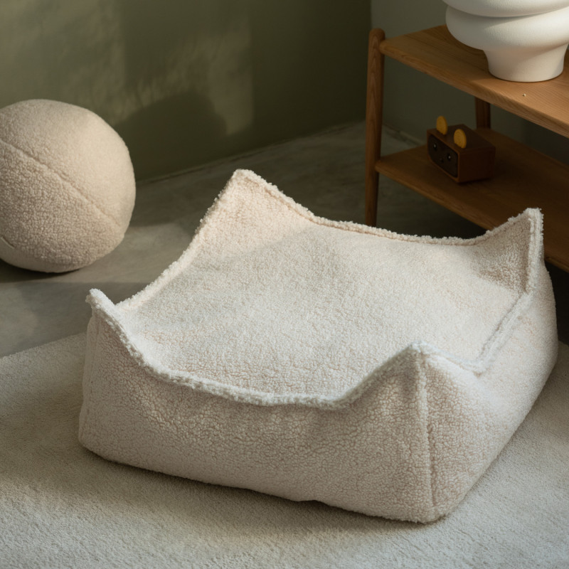 Ottoman Wigiwama® - Cream White Square Ottoman Wigiwama® - Cream White Square