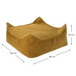 Ottoman Wigiwama® - Maple Square Ottoman Wigiwama® - Maple Square