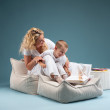 Ottoman Wigiwama® - Marshmallow Square Ottoman Wigiwama® - Marshmallow Square