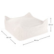 Ottoman Wigiwama® - Marshmallow Square Ottoman Wigiwama® - Marshmallow Square