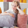 Cuscino Wigiwama® - Blueberry Blue Bolster Cuscino Wigiwama® - Blueberry Blue Bolster