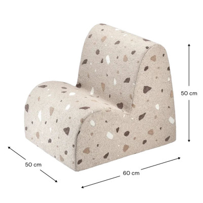 Poltrona per bambini Wigiwama® - Terrazzo Sand Cloud