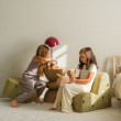 Poltrona per bambini Wigiwama® - Terrazzo Moss Cloud Poltrona per bambini Wigiwama® - Terrazzo Moss Cloud