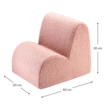 Poltrona per bambini Wigiwama® - Guava Pink Cloud