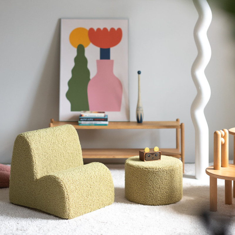 Poltrona per bambini Wigiwama® - Matcha Cloud Poltrona per bambini Wigiwama® - Matcha Cloud