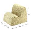 Poltrona per bambini Wigiwama® - Matcha Cloud Poltrona per bambini Wigiwama® - Matcha Cloud