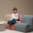 Poltrona per bambini Wigiwama® - Brown Sugar Cloud Poltrona per bambini Wigiwama® - Brown Sugar Cloud