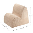 Poltrona per bambini Wigiwama® - Brown Sugar Cloud Poltrona per bambini Wigiwama® - Brown Sugar Cloud