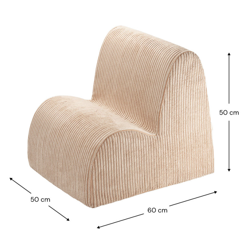 Poltrona per bambini Wigiwama® - Brown Sugar Cloud Poltrona per bambini Wigiwama® - Brown Sugar Cloud
