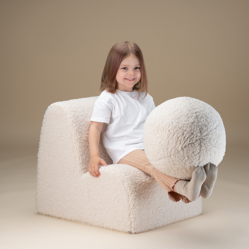 Poltrona per bambini Wigiwama® - Cream White Cloud Poltrona per bambini Wigiwama® - Cream White Cloud