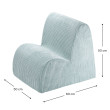 Poltrona per bambini Wigiwama® - Peppermint Green Cloud Poltrona per bambini Wigiwama® - Peppermint Green Cloud
