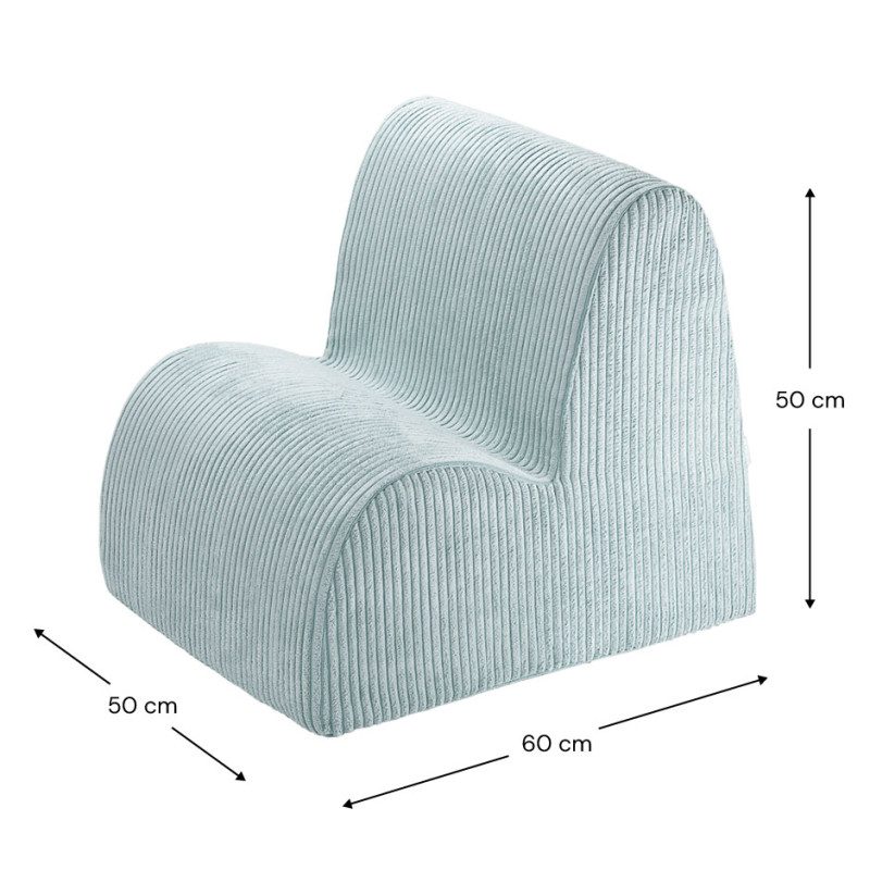 Poltrona per bambini Wigiwama® - Peppermint Green Cloud Poltrona per bambini Wigiwama® - Peppermint Green Cloud