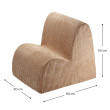 Poltrona per bambini Wigiwama® - Toffee Cloud Poltrona per bambini Wigiwama® - Toffee Cloud