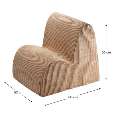 Poltrona per bambini Wigiwama® - Toffee Cloud
