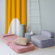Poltrona letto per bambini Wigiwama® - Blueberry Blue Flip Poltrona letto per bambini Wigiwama® - Blueberry Blue Flip