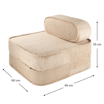 Poltrona letto per bambini Wigiwama® - Brown Sugar Flip
