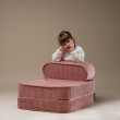 Poltrona letto per bambini Wigiwama® - Pink Mousse Flip Poltrona letto per bambini Wigiwama® - Pink Mousse Flip