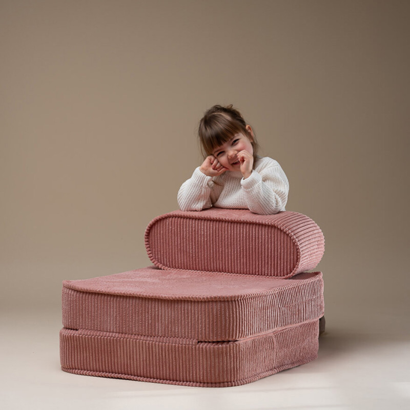 Poltrona letto per bambini Wigiwama® - Pink Mousse Flip Poltrona letto per bambini Wigiwama® - Pink Mousse Flip