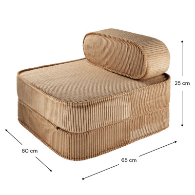 Poltrona letto per bambini Wigiwama® - Toffee Flip