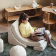 Poltrona letto per bambini Wigiwama® - Cream White Moon Poltrona letto per bambini Wigiwama® - Cream White Moon