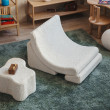 Poltrona letto per bambini Wigiwama® - Cream White Moon Poltrona letto per bambini Wigiwama® - Cream White Moon