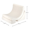 Poltrona letto per bambini Wigiwama® - Cream White Moon Poltrona letto per bambini Wigiwama® - Cream White Moon