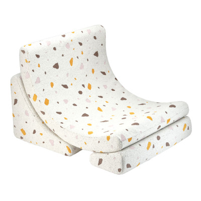 Poltrona letto per bambini Wigiwama® - Terrazzo Marble Moon