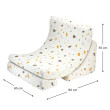 Poltrona letto per bambini Wigiwama® - Terrazzo Marble Moon Poltrona letto per bambini Wigiwama® - Terrazzo Marble Moon
