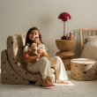 Poltrona letto per bambini Wigiwama® - Terrazzo Sand Moon Poltrona letto per bambini Wigiwama® - Terrazzo Sand Moon