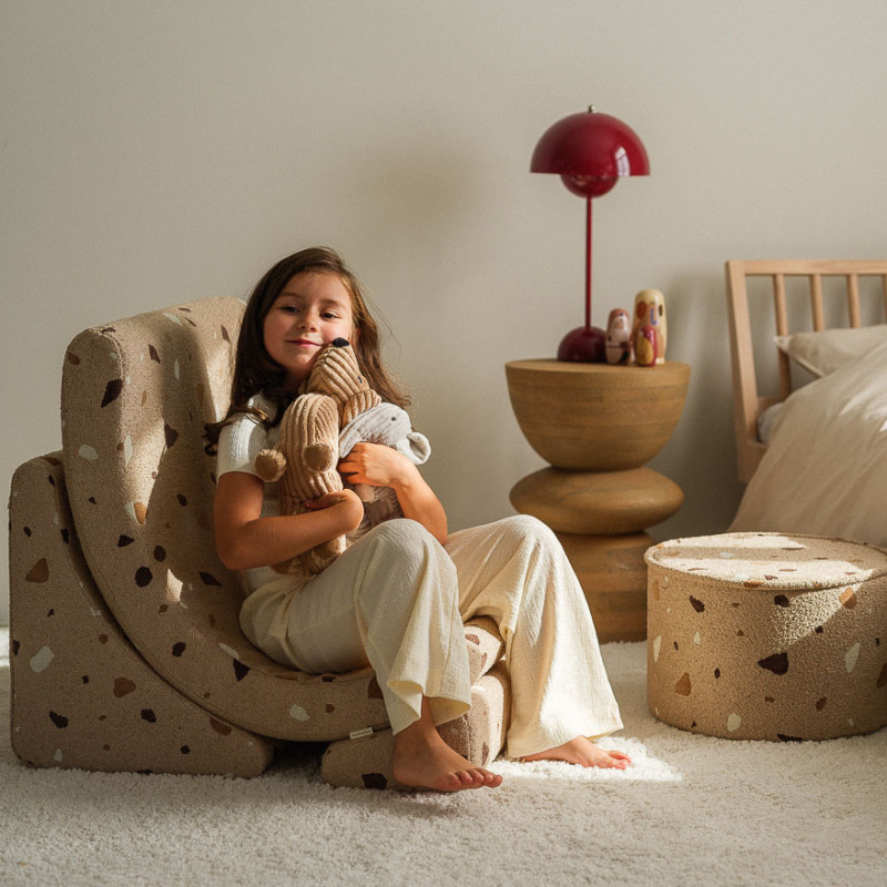 Poltrona letto per bambini Wigiwama® - Terrazzo Sand Moon Poltrona letto per bambini Wigiwama® - Terrazzo Sand Moon