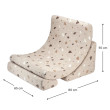 Poltrona letto per bambini Wigiwama® - Terrazzo Sand Moon Poltrona letto per bambini Wigiwama® - Terrazzo Sand Moon