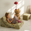 Poltrona letto per bambini Wigiwama® - Terrazzo Moss Moon Poltrona letto per bambini Wigiwama® - Terrazzo Moss Moon