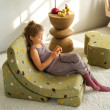 Poltrona letto per bambini Wigiwama® - Terrazzo Moss Moon Poltrona letto per bambini Wigiwama® - Terrazzo Moss Moon