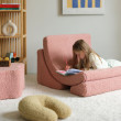 Poltrona letto per bambini Wigiwama® - Guava Pink Moon Poltrona letto per bambini Wigiwama® - Guava Pink Moon