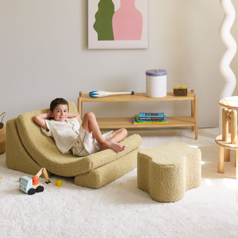 Poltrona letto per bambini Wigiwama® - Matcha Moon Poltrona letto per bambini Wigiwama® - Matcha Moon