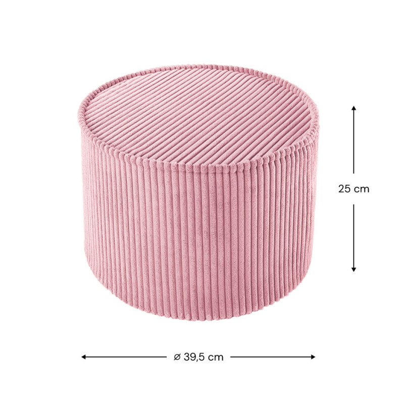 Pouf Wigiwama® - Pink Mousse Pouf Wigiwama® - Pink Mousse