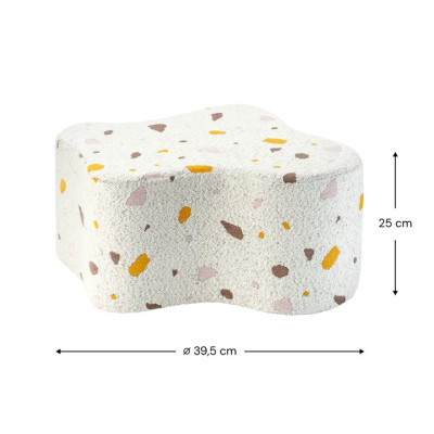 Pouf Wigiwama® - Terrazzo Marble Cloud