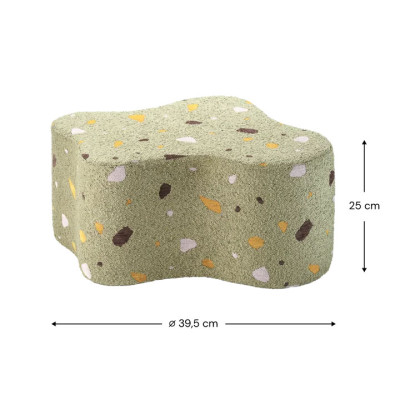 Pouf Wigiwama® - Terrazzo Moss Cloud