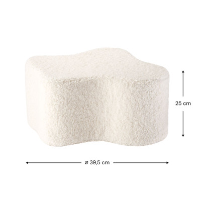 Pouf Wigiwama® - Cream White Cloud