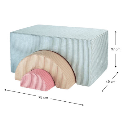 Wigiwama® Peppermint Green Rainbow Playset