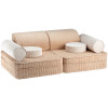 Divano per bambini Wigiwama® Brown Sugar Settee